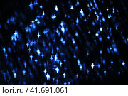 Abstract dark background with navy blue and white stars. Стоковое фото, фотограф Светлана Ильева (Иванова) / Фотобанк Лори