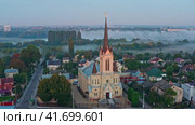 The old part of the city of Lutsk (2023 год). Стоковое видео, видеограф Артем Лукин / Фотобанк Лори