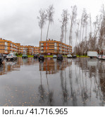 ЖК "Бутовски аллеи" в Новой Москве (2023 год). Редакционное фото, фотограф Валерий Иванович Клейменов / Фотобанк Лори