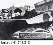 Екатерина Константиновна Брешко-Брешковская (1844-1934) - деятель русского революционного движения, народница, одна из основателей и лидеров партии социалистов-революционеров, а также её боевого крыла - Боевой организации. Известна как «Бабушка русской революции». Петроград, 1917 год. Редакционное фото, фотограф Сергей Елизарьев / Фотобанк Лори