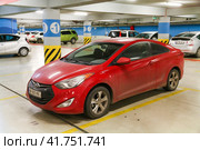 Hyundai Elantra (2021 год). Редакционное фото, фотограф Art Konovalov / Фотобанк Лори