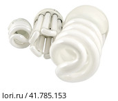Энергосберегающие лампы E27 на белом фоне. Economy lamps isolated on white background. Стоковое фото, фотограф Татьяна Д / Фотобанк Лори