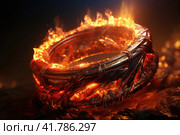Earth Ring: Controlling and Creating Earthquakes. Стоковое AI-изображение, AI-художник Юрий Поздников / Фотобанк Лори