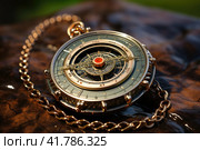 Secret Amulet - Gateway to Invulnerability and Immortality. Стоковое AI-изображение, AI-художник Юрий Поздников / Фотобанк Лори