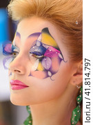 Saint-Petersburg, Russia. 30.09.2012 The International Beauty Festival "Nevsky Bereg" is an international professional exhibition of the beauty industry, independent championships in cosmetology, pedicure, hairdressing, nail design and decorative cosmetics, Редакционное фото, фотограф Анна Кривицкая / Фотобанк Лори