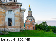 Собор Бориса и Глеба (1785-1796 гг.). Борисоглебский монастырь. Торжок (2021 год). Стоковое фото, фотограф Александр Щепин / Фотобанк Лори