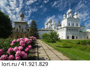 Ростовский кремль Россия Ростов Великий. Белые облака на небе. Лето. Стоковое фото, фотограф Оксана Владимировна Грачева / Фотобанк Лори