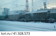 Volkhov, Russia, 01.02.24: Volkhov branch of JSC Apatit, a manufacturer of sodium tripolyphosphate, leader in Russia in the production of mineral fertilizers. Chemical and metallurgical production. (2017 год). Редакционное видео, видеограф Юлия Петровская / Фотобанк Лори