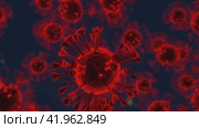 Stunning UHD CG Virus Animation. Стоковое видео, видеограф Данил Руденко / Фотобанк Лори