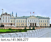 Казанский кремль. Вид на Северный корпус бывшего Пушечного Двора. Фото 2007 г. Стоковое фото, фотограф Клавдия Васильева / Фотобанк Лори