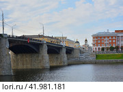 Tver, view from the Afanasy Nikitin embankment (2023 год). Стоковое фото, фотограф Ольга Остроухова / Фотобанк Лори