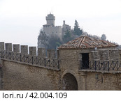 Республика Сан-Марино. Вид на окрестности с башни Честа (2010 год). Стоковое фото, фотограф Ерохин Дмитрий Викторович / Фотобанк Лори