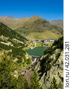 Summer landscape of Vall de Nuria. Стоковое фото, фотограф Яков Филимонов / Фотобанк Лори