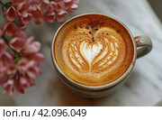 artisan coffee in london in january rupava gil. Стоковое AI-изображение, AI-художник Юлия Гапеенко / Фотобанк Лори