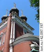 Храм Ризоположения на Донской. Донская улица, 20/6, строение 1. Москва (2011 год). Стоковое фото, фотограф lana1501 / Фотобанк Лори