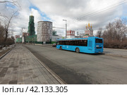 Реставрационные работы на территории Новодевичьего монастыря города Москвы (2018 год). Редакционное фото, фотограф Дмитрий Неумоин / Фотобанк Лори