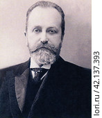 Владимир Николаевич Коковцов (1853-1943), русский государственный деятель, граф (с 1914 г.), действительный тайный советник (1905), член Государственного Совета (1905–1917), министр финансов (1904–1914), председатель Совета Министров (1911-1914). 1910 год. Редакционное фото, фотограф Сергей Елизарьев / Фотобанк Лори