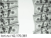 Money scattered on the desk. Finance and Economy concepts. Стоковое фото, фотограф Евдокимов Максим / Фотобанк Лори