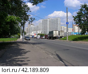 Большая Юшуньская улица. Район Зюзино. Город Москва (2014 год). Редакционное фото, фотограф lana1501 / Фотобанк Лори
