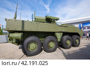 Боевая машина пехоты К-17 "Бумеранг" на международном военном форуме "Армия-2022", Парк Патриот. Редакционное фото, фотограф Виктор Карасев / Фотобанк Лори