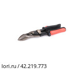 Compound action snips isolated on a white background. Стоковое фото, фотограф Елена  Попкова / Фотобанк Лори