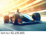 Racing car f1. Generate Ai. Стоковое AI-изображение, AI-художник Иван Рябоконь / Фотобанк Лори