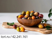 Ziziphus jujuba fruits food. Generate Ai. Стоковое AI-изображение, AI-художник Иван Рябоконь / Фотобанк Лори