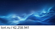 a dark blue gradient effect wallpaper, in the style of precisionist lines. Стоковое AI-изображение, AI-художник Юлия Гапеенко / Фотобанк Лори