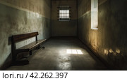 Empty Prison Cell. Стоковое AI-изображение, AI-художник Кирилл Черезов / Фотобанк Лори