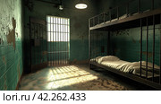 Empty Prison Cell. Стоковое AI-изображение, AI-художник Кирилл Черезов / Фотобанк Лори