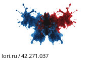 Rorschach test - a psychodiagnostic test for personality research. Generative AI. Стоковое AI-изображение, AI-художник Андрей Аркуша / Фотобанк Лори