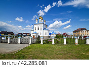 Храм Покрова Пресвятой Богородицы. Село Мальково Тюменской области. Россия (2023 год). Стоковое фото, фотограф Александр Тараканов / Фотобанк Лори