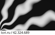Black and White Abstract Background with Waves VJ Loop. Стоковое видео, видеограф Юрий Поздников / Фотобанк Лори