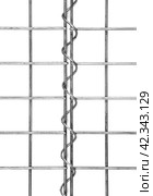 Metal material for making gabions. Mesh, spirals. Стоковое фото, фотограф Плотников Дмитрий / Фотобанк Лори