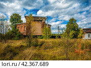 Охотничий домик Баташёвых (Досчатое, Нижегородская область) (2022 год). Редакционное фото, фотограф Илья Старков / Фотобанк Лори