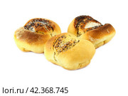 Buns with poppy seeds. Стоковое фото, фотограф Винокуров Александр / Фотобанк Лори