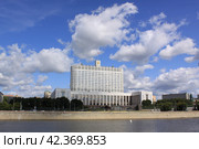 Москва. Белый дом - дом правительства (2009 год). Стоковое фото, фотограф Ерохин Дмитрий Викторович / Фотобанк Лори