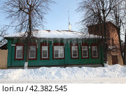 Россия. Коломна. Старинный традиционный деревянный жилой дом (2012 год). Стоковое фото, фотограф Ерохин Дмитрий Викторович / Фотобанк Лори