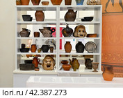 Экспозиция музейного комплекса им И.Я. Словцова. Город Тюмень (2023 год). Редакционное фото, фотограф Александр Тараканов / Фотобанк Лори