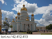 Россия. Саранск. Кафедральный собор Федора Ушакова (2018 год). Стоковое фото, фотограф Ерохин Дмитрий Викторович / Фотобанк Лори