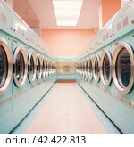 Pastel Laundry. Стоковое AI-изображение, AI-художник Margarita Davchenko / Фотобанк Лори