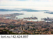 Panoramic photo of Toulon, France. Стоковое фото, фотограф Яков Филимонов / Фотобанк Лори