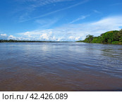 The Amazon river in Peru, South America (2011 год). Стоковое фото, фотограф Сергей Стрелков / Фотобанк Лори
