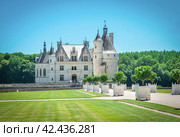 Chenonceau castle Medieval Chateau in France (2017 год). Стоковое фото, фотограф Irina Kuchugurina/Gaudy / Фотобанк Лори
