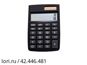 Калькулятор солнечной батареей на белом фоне. Calculators with an autonomous power supply from the solar battery. Стоковое фото, фотограф Татьяна Д / Фотобанк Лори