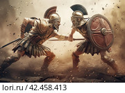 Ancient rome army. Generate Ai. Стоковое AI-изображение, AI-художник Иван Рябоконь / Фотобанк Лори