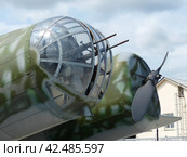 Скоростной фронтовой бомбардировщик АНТ-40 (СБ) обр. 1934 г. Мог нести до 600 кг бомбовой нагрузки. Музей военной техники. Верхняя Пышма, Россия (2016 год). Редакционное фото, фотограф Сергей Елизарьев / Фотобанк Лори