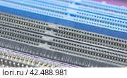 Радиодетали на печатной плате прибора. CRadio components on the printed circuit board of the device. Стоковое фото, фотограф Татьяна Д / Фотобанк Лори