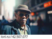 Authentic average man street. Generate ai. Стоковое AI-изображение, AI-художник Иван Рябоконь / Фотобанк Лори