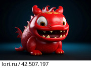 Chinese dragon bao creature. Generate ai. Стоковое AI-изображение, AI-художник Иван Рябоконь / Фотобанк Лори